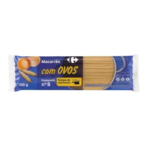 Macarrão de Sêmola com Ovos Espaguete Nº 8 500 g