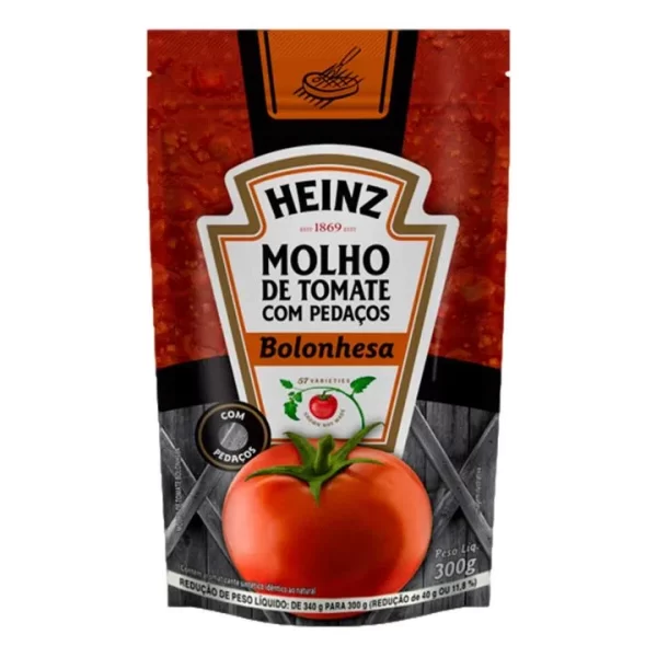 Molho de Tomate Bolonhesa Heinz 300g